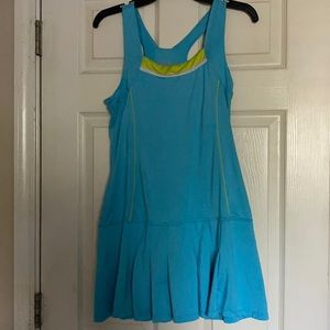 Blue/Lime Green Tennis/Golf Dress